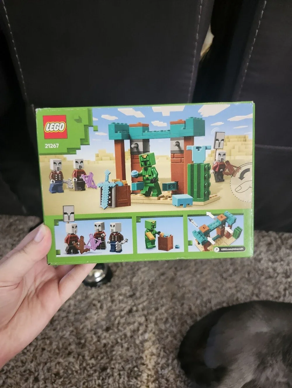 LEGO Minecraft Desert Villager Ambush Set - Green, Teal, Brown